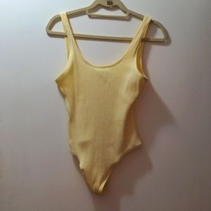 Large Aritzia Yellow bodysuit.